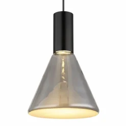 Labora Suspension Luminaires Globo Lighting LED Noir, 1 lumière