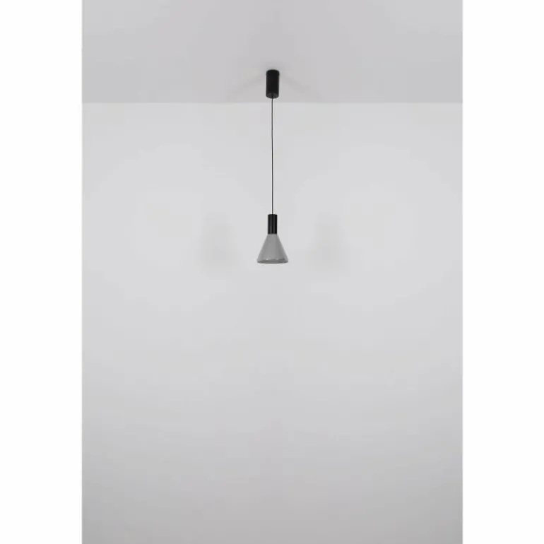 Labora Suspension Luminaires Globo Lighting LED Noir, 1 lumière