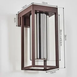 Lagarelhos Lampe murale d´extérieur Rouille, 1 lumière