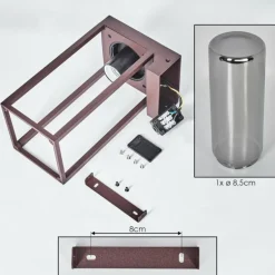 Lagarelhos Lampe murale d´extérieur Rouille, 1 lumière