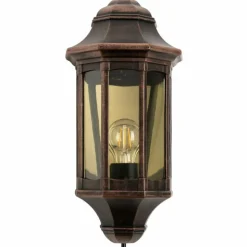 Lalling Applique murale Luminaires LCD Cuivre, Noir, 1 lumière