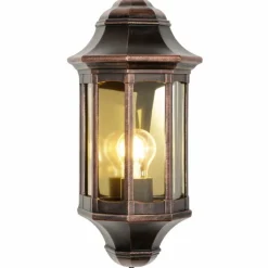 Lalling Applique murale Luminaires LCD Cuivre, Noir, 1 lumière