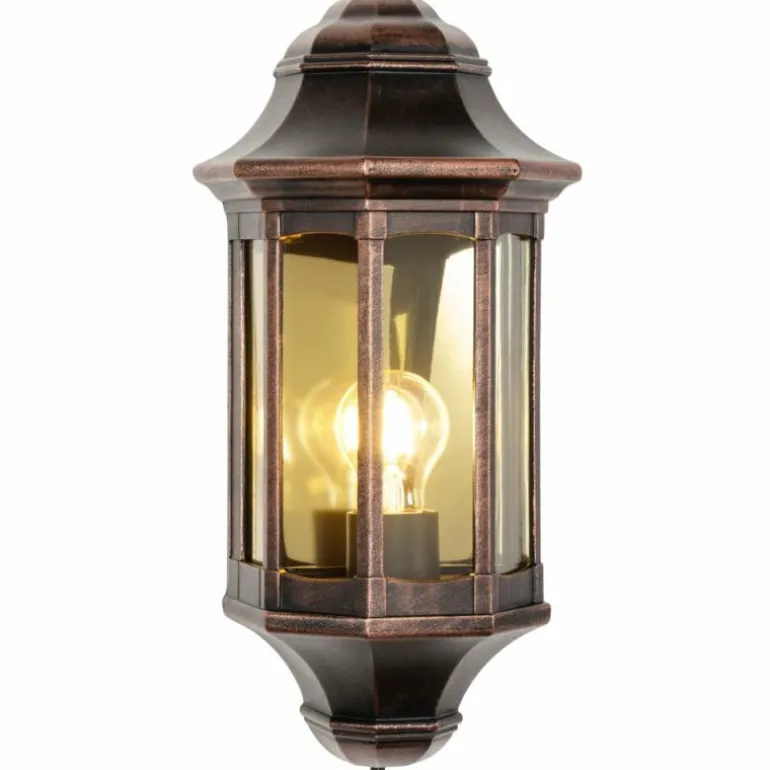 Lalling Applique murale Luminaires LCD Cuivre, Noir, 1 lumière