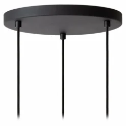 LAMBRES Suspension Luminaires Lucide Noir, 3 lumières