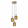 LAMBRES Suspension Luminaires Lucide Sable, 3 lumières