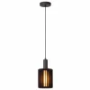 LAMBRES Suspension Luminaires Lucide Noir, 1 lumière