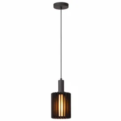 LAMBRES Suspension Luminaires Lucide Noir, 1 lumière