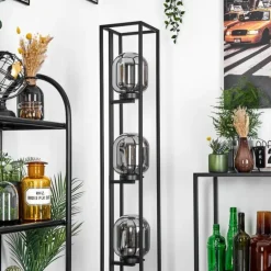 Lampadaire Arieux Noir, 3 lumières