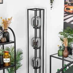 Lampadaire Arieux Noir, 3 lumières