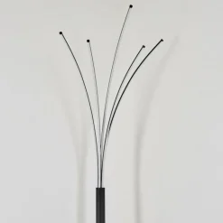 Lampadaire Bakersfield LED Noir, Blanc, 1 lumière