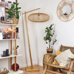 Lampadaire Brooker Écru, 1 lumière