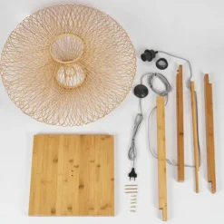 Lampadaire Brooker Écru, 1 lumière