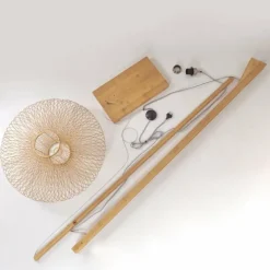 Lampadaire Brooker Écru, 1 lumière