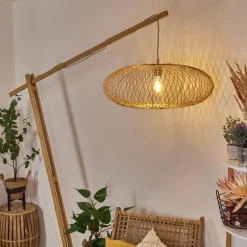 Lampadaire Brooker Écru, 1 lumière