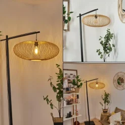 Lampadaire Brooker Noir, 1 lumière