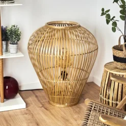 Lampadaire Durazno Écru, 1 lumière