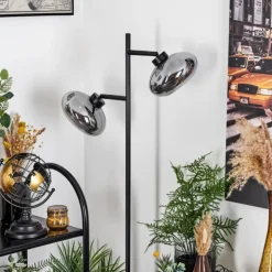 Lampadaire Haikala Noir, 2 lumières