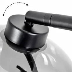 Lampadaire Haikala Noir, 2 lumières