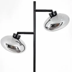 Lampadaire Haikala Noir, 2 lumières