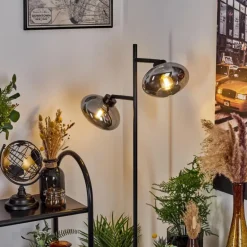 Lampadaire Haikala Noir, 2 lumières