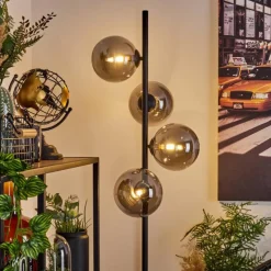 Lampadaire Remaisnil Noir, 4 lumières