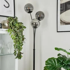 Lampadaire Salamonde Noir, 3 lumières