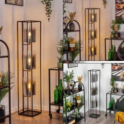 Lampadaire Sarniguet Noir, 3 lumières