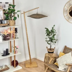 Lampadaire Shelbourne Écru, 1 lumière