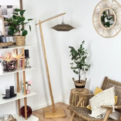 Lampadaire Shelbourne Écru, 1 lumière