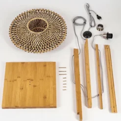 Lampadaire Shelbourne Écru, 1 lumière