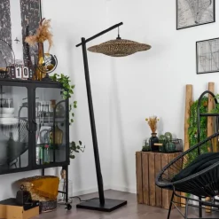 Lampadaire Shelbourne Noir, 1 lumière