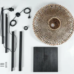 Lampadaire Shelbourne Noir, 1 lumière