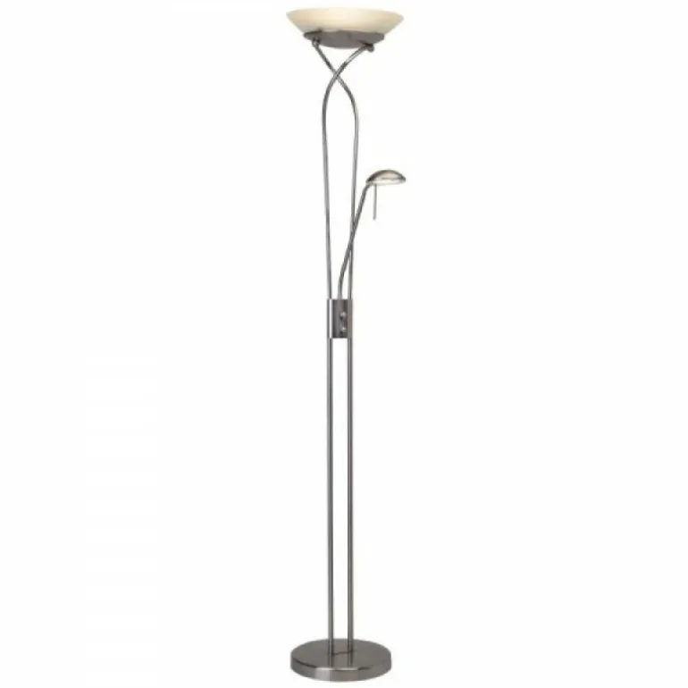 Lampadaire à vasque Brilliant Leuchten Ollie LED Blanc, 1 lumière