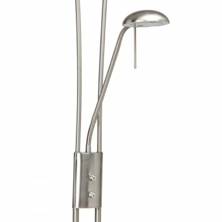 Lampadaire à vasque Brilliant Leuchten Ollie LED Blanc, 1 lumière