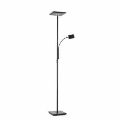 Lampadaire à vasque Leuchten-Direkt HANS LED Noir, 2 lumières