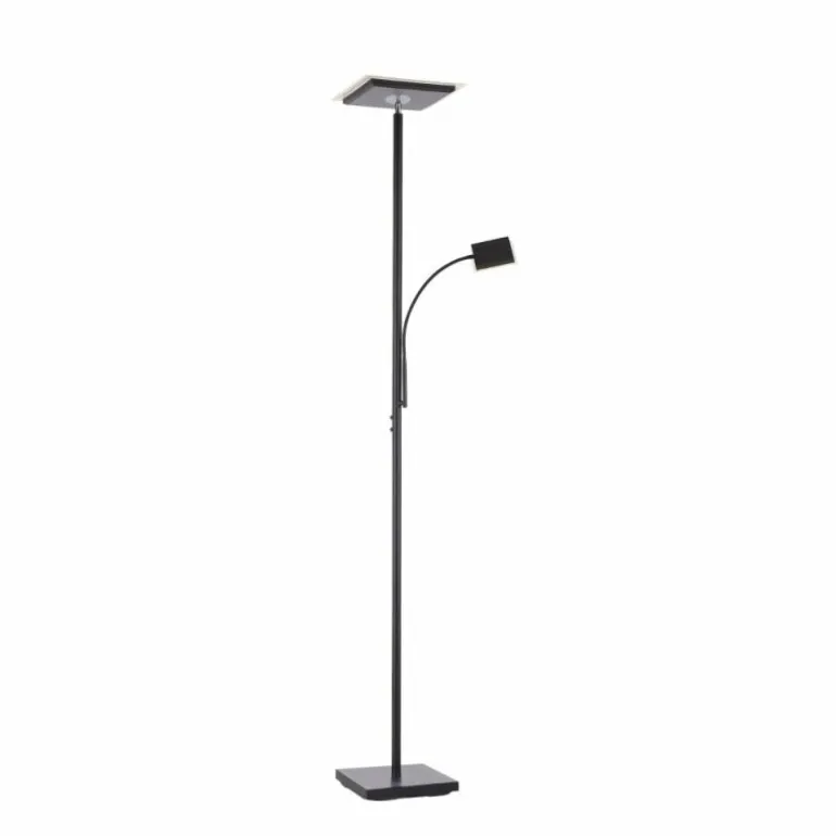 Lampadaire à vasque Leuchten-Direkt HANS LED Noir, 2 lumières