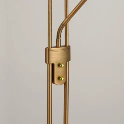 Lampadaire à vasque Leuchten-Direkt ZAHARA LED Vieux laiton, 2 lumières