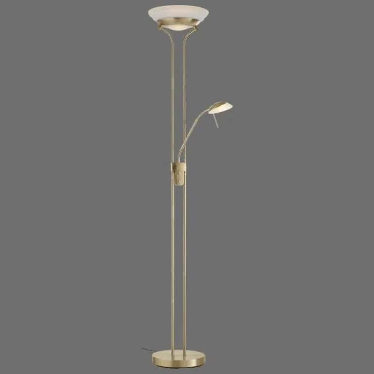 Lampadaire à vasque Leuchten-Direkt ZAHARA LED Laiton, 2 lumières