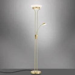 Lampadaire à vasque Leuchten-Direkt ZAHARA LED Laiton, 2 lumières