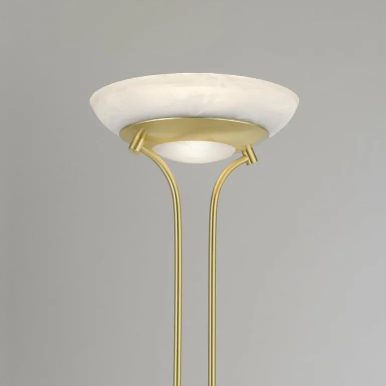 Lampadaire à vasque Leuchten-Direkt ZAHARA LED Laiton, 2 lumières