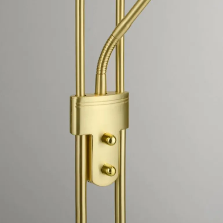 Lampadaire à vasque Leuchten-Direkt ZAHARA LED Laiton, 2 lumières