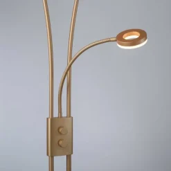 Lampadaire à vasque Leuchten-Direkt HELIA LED Laiton, 3 lumières