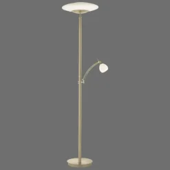 Lampadaire à vasque Paul Neuhaus TROJA LED Laiton, 1 lumière