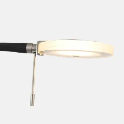 Lampadaire à vasque Steinhauer Turound LED Acier brossé, 2 lumières