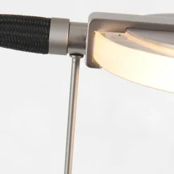 Lampadaire à vasque Steinhauer Turound LED Acier brossé, 2 lumières