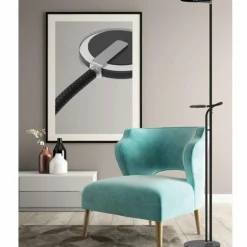 Lampadaire à vasque Steinhauer Turound LED Noir, 2 lumières