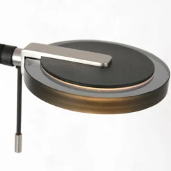 Lampadaire à vasque Steinhauer Turound LED Noir, 2 lumières