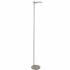 Lampadaire à vasque Steinhauer Turound LED Acier brossé, 1 lumière