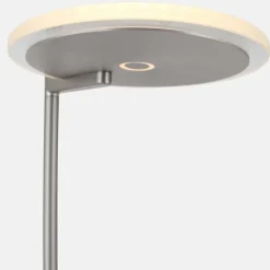 Lampadaire à vasque Steinhauer Turound LED Acier brossé, 1 lumière