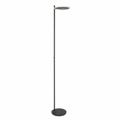 Lampadaire à vasque Steinhauer Turound LED Noir, 1 lumière